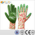 SONNYHOPE 13Gauge Gummi Garten Handschuhe